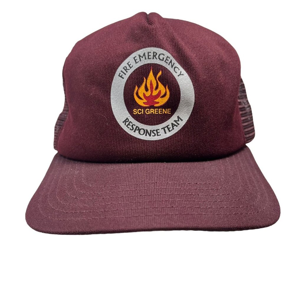 SCI Greene Fire Emergency Response Team Prison Vintage Mesh Trucker Snapback Hat